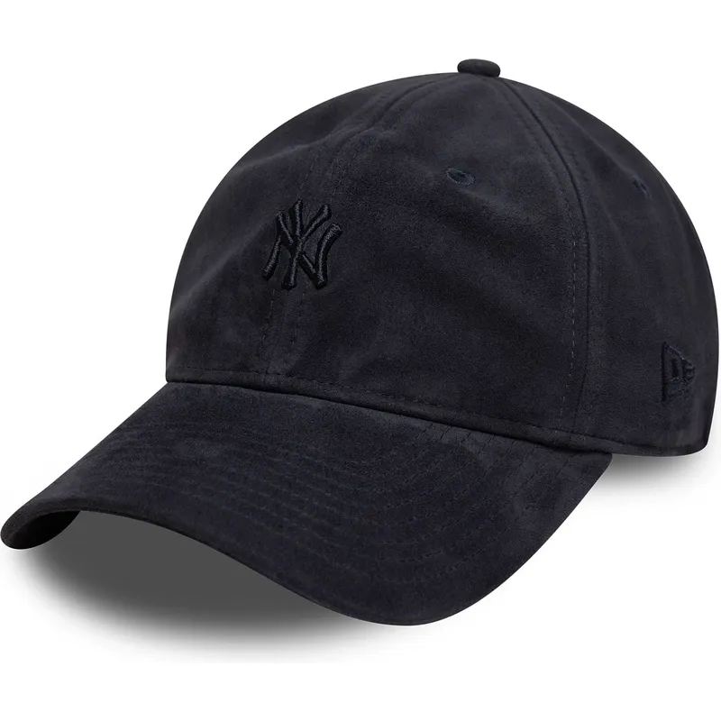 new-era-curved-brim-navy-blue-logo-9twenty-suede-new-york-yankees-mlb-navy-blue-adjustable-cap