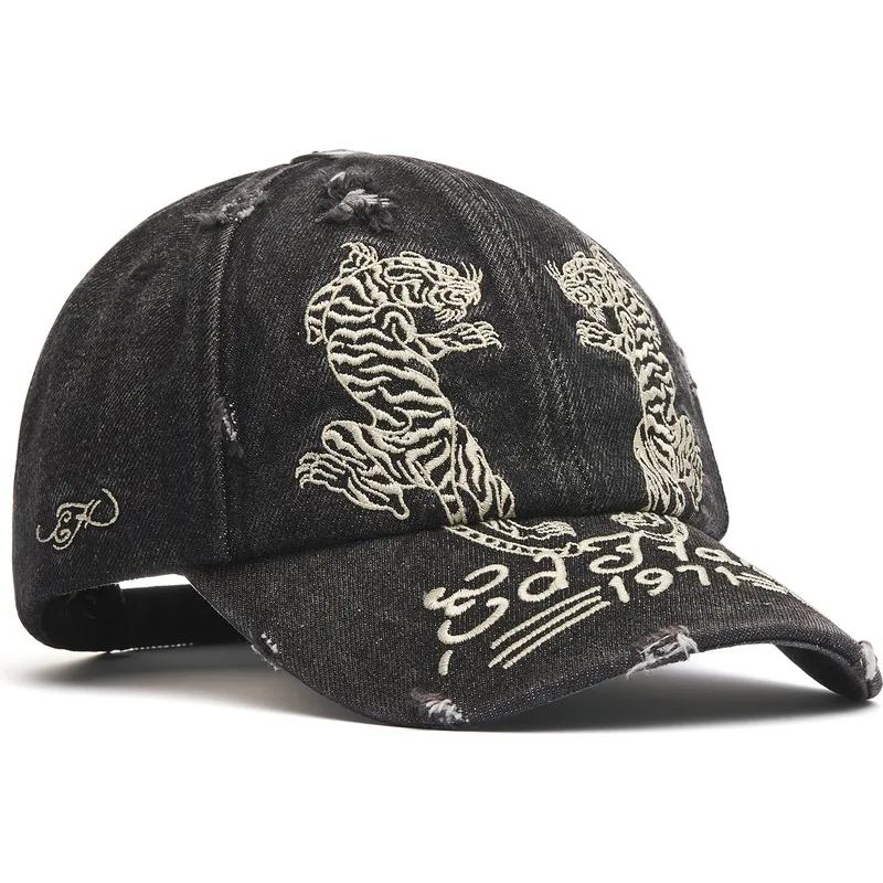 ed-hardy-curved-brim-desert-tiger-black-adjustable-cap