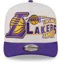 new-era-curved-brim-9fifty-a-frame-classic-los-angeles-lakers-nba-beige-and-purple-snapback-cap