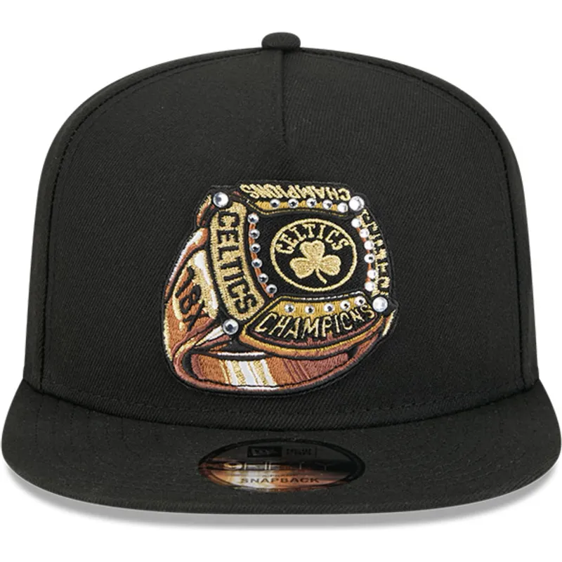 new-era-flat-brim-9fifty-a-frame-ring-boston-celtics-nba-black-snapback-cap