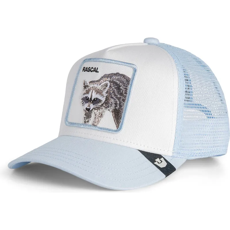 goorin-bros-youth-rascal-raccoon-mini-the-farm-light-blue-trucker-hat