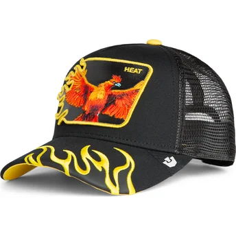 Goorin Bros. Phoenix Heat Flames The Farm Black Trucker Hat