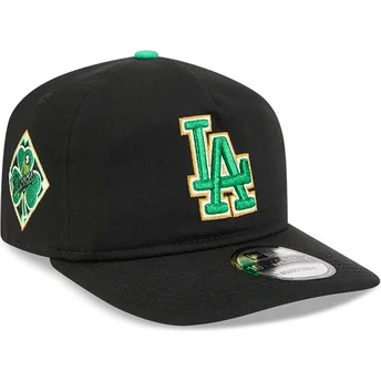 New Era Curved Brim 19TWENTY Saint Patrick's Day Los Angeles Dodgers MLB Black Snapback Cap