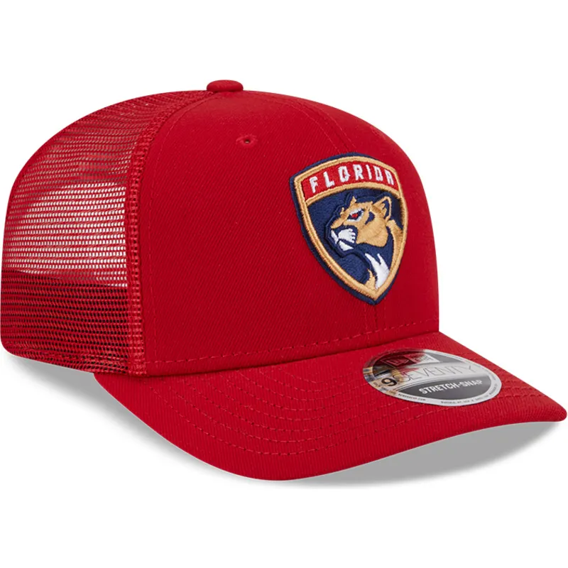 new-era-9seventy-stretch-snap-evergreen-florida-panthers-nhl-red-trucker-hat