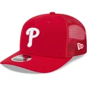 new-era-9seventy-stretch-snap-evergreen-philadelphia-phillies-mlb-red-trucker-hat
