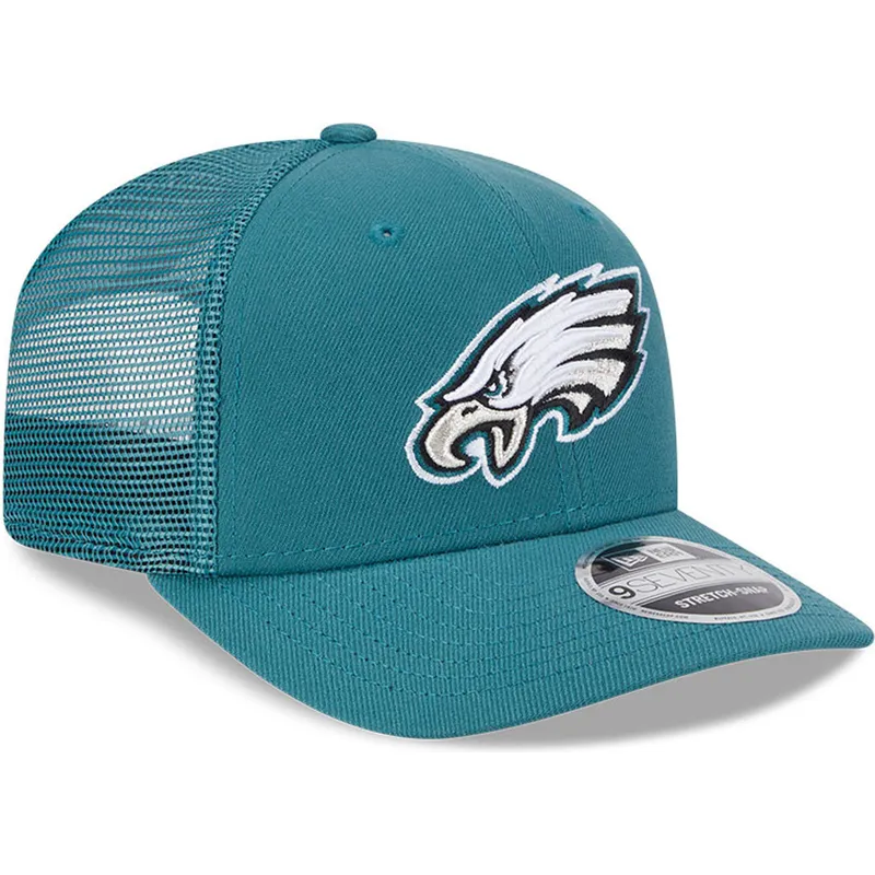 new-era-9seventy-stretch-snap-evergreen-philadelphia-eagles-nfl-green-trucker-hat