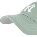 47-brand-curved-brim-clean-up-contrast-stitch-new-york-yankees-mlb-green-adjustable-cap