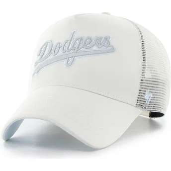 47 Brand Offside DT Soft Glow Script Los Angeles Dodgers MLB Beige Trucker Hat