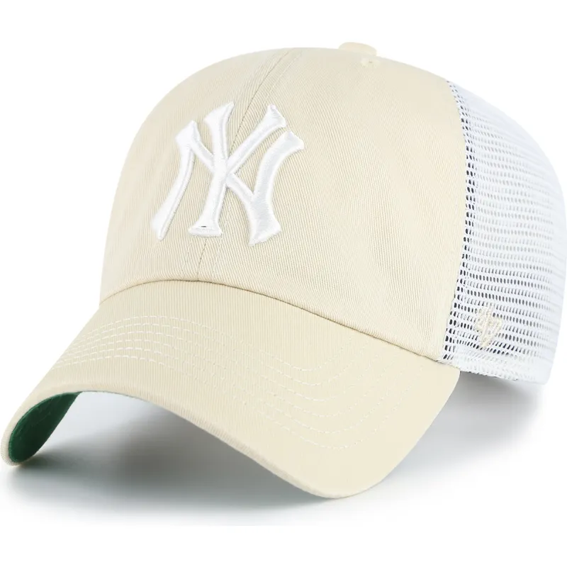 47-brand-clean-up-trawler-new-york-yankees-mlb-beige-trucker-hat