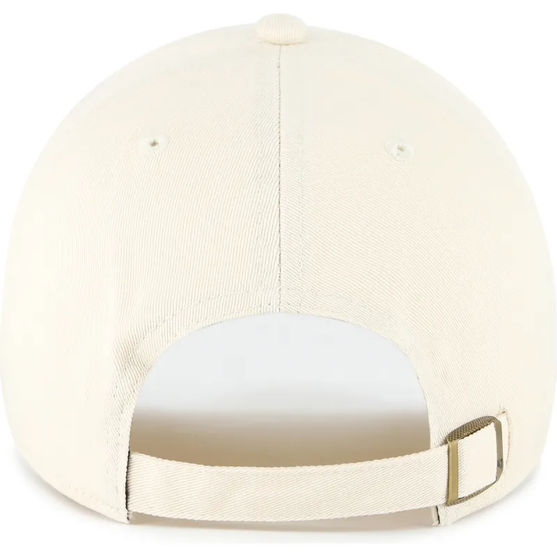 47-brand-curved-brim-croissant-cookie-clean-up-food-base-runner-icon-beige-adjustable-cap