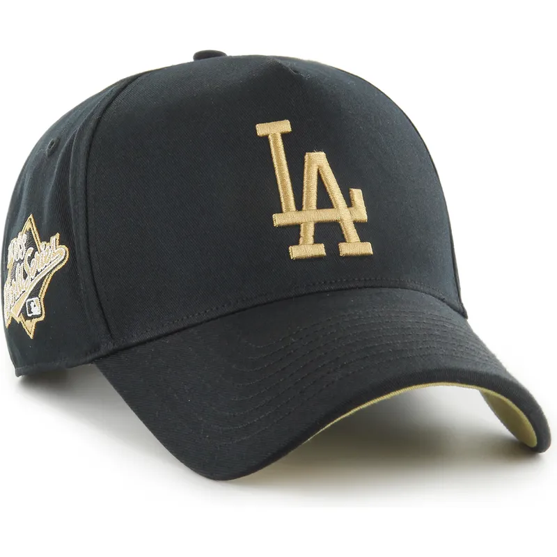 47-brand-curved-brim-mvp-dt-sure-shot-two-tone-cotton-los-angeles-dodgers-mlb-black-snapback-cap