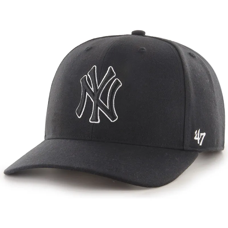 47-brand-curved-brim-black-logo-outline-mvp-dp-cold-zone-new-york-yankees-mlb-black-snapback-cap