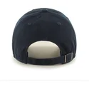 47-brand-curved-brim-clean-up-base-runner-mini-logo-new-york-yankees-mlb-navy-blue-adjustable-cap