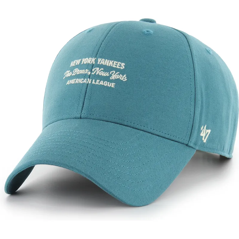47-brand-curved-brim-mvp-contemporary-cyan-new-york-yankees-mlb-blue-snapback-cap