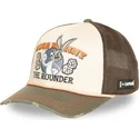capslab-bugs-bunny-loo13-pcsmbub-looney-tunes-brown-and-green-trucker-hat