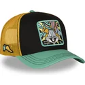 capslab-bugs-bunny-loo13-bugb-looney-tunes-black-yellow-and-green-trucker-hat