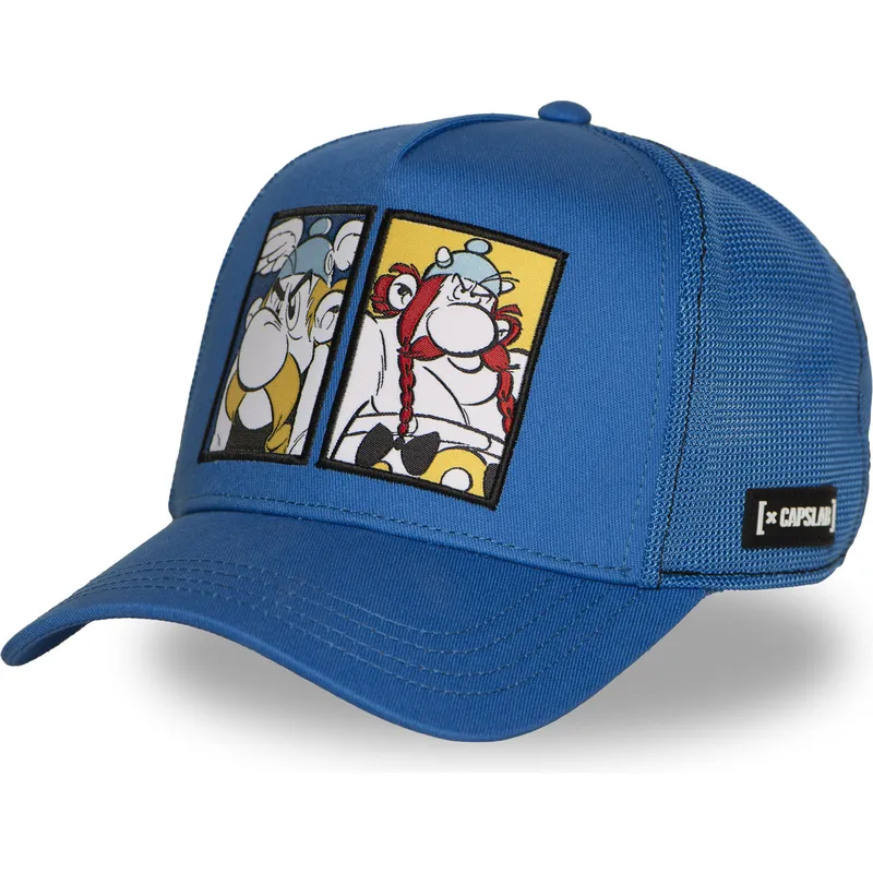 capslab-asterix-and-obelix-ast3-verb-asterix-the-gaul-blue-trucker-hat