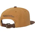 mitchell-ness-flat-brim-coffee-strapback-los-angeles-lakers-nba-brown-adjustable-cap