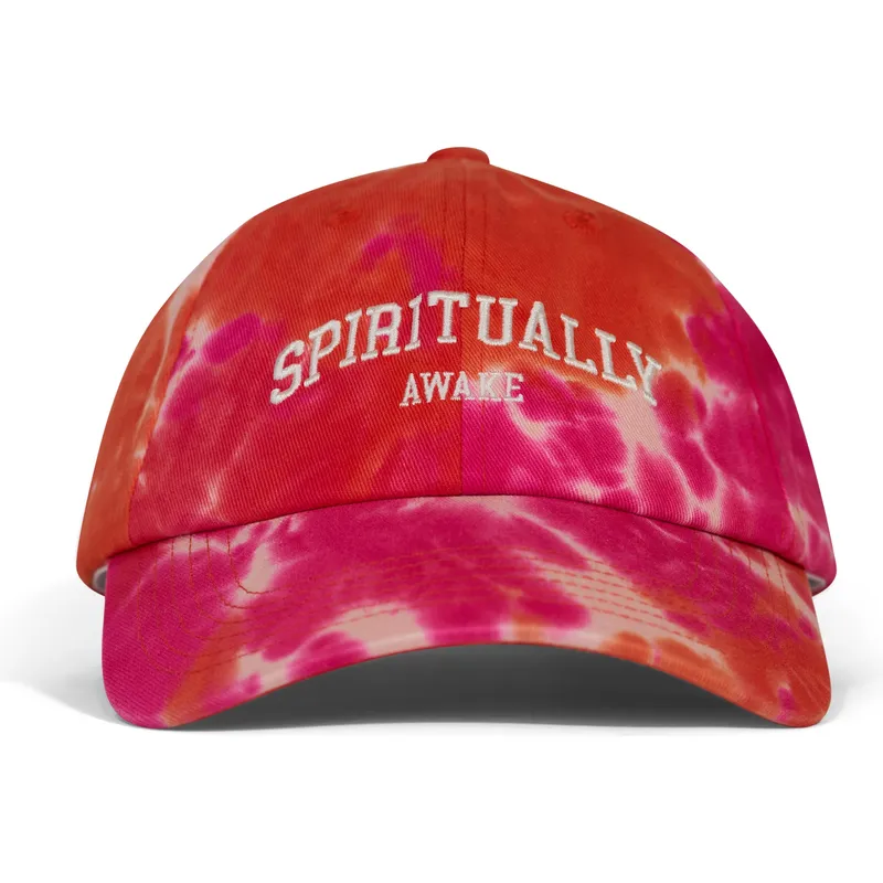 pica-pica-curved-brim-spiritually-awaken-batik-pink-adjustable-cap