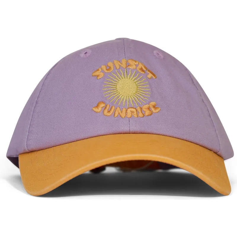 pica-pica-curved-brim-sunset-sunrise-purple-and-orange-adjustable-cap