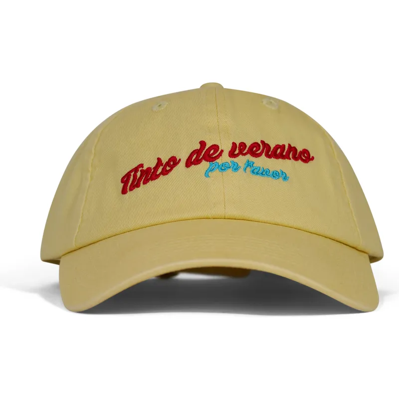 pica-pica-curved-brim-tinto-de-verano-yellow-adjustable-cap