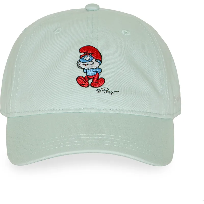 capslab-curved-brim-papa-smurf-smu2-papb-the-smurfs-green-adjustable-cap
