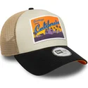 new-era-youth-california-a-frame-location-patch-beige-trucker-hat
