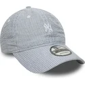 new-era-curved-brim-9twenty-seersucker-new-york-yankees-mlb-navy-blue-adjustable-cap