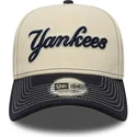 new-era-curved-brim-e-frame-city-icon-new-york-yankees-mlb-beige-and-navy-blue-snapback-cap
