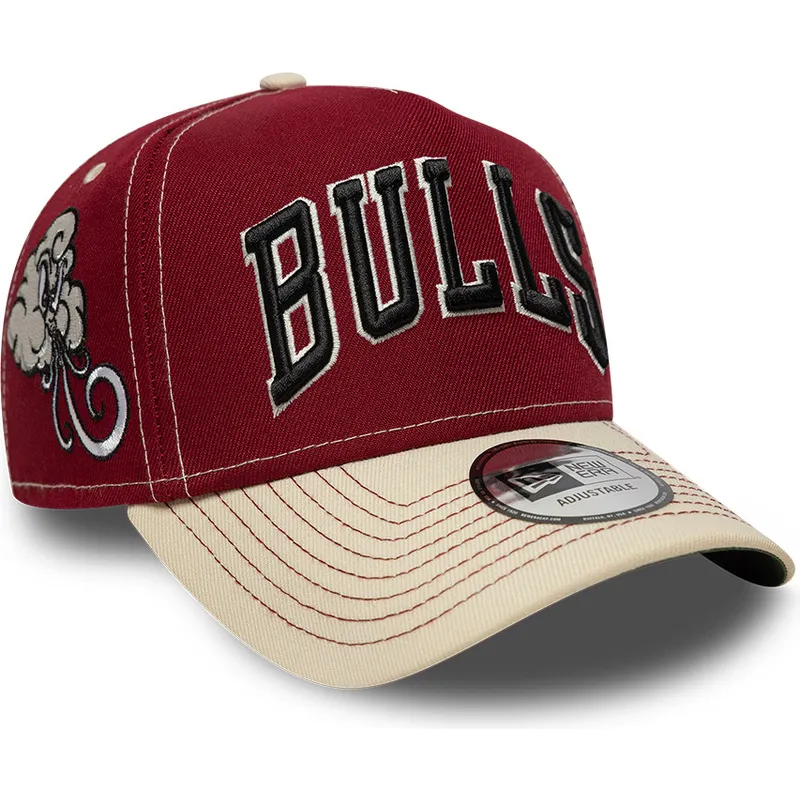 new-era-curved-brim-e-frame-city-icon-chicago-bulls-nba-red-and-beige-snapback-cap