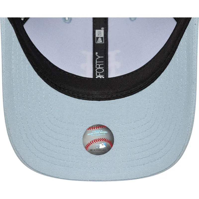 new-era-curved-brim-9forty-m-crown-linen-new-york-mets-mlb-light-blue-snapback-cap