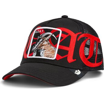 Goorin Bros. Goat Old English Goat The Farm Black Trucker Hat