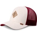 djinns-hft-colourmelange-beige-and-red-trucker-hat