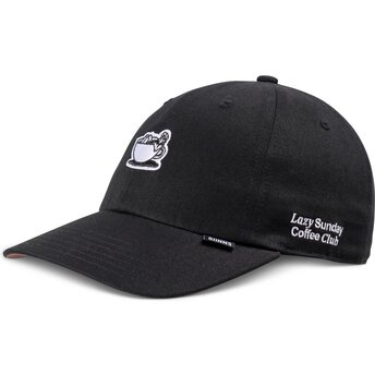 Djinns Curved Brim Guy in a Cup Black Adjustable Cap