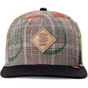 djinns-flat-brim-crinklecheck-grey-and-black-snapback-cap