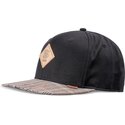 djinns-flat-brim-crinklecheck-rev-black-and-grey-snapback-cap