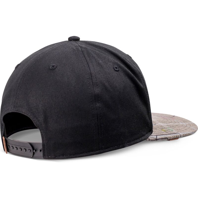 djinns-flat-brim-crinklecheck-rev-black-and-grey-snapback-cap