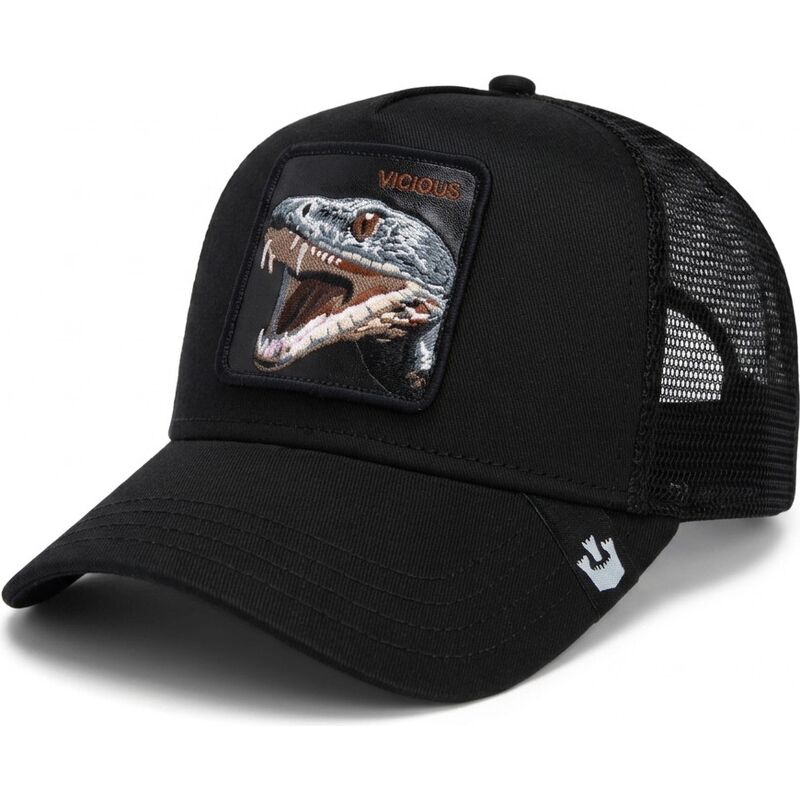 goorin-bros-the-vicious-snake-core-combo-the-farm-black-trucker-hat goorin-bros-the-vicious-snake-core-combo-the-farm-black-trucker-hat