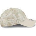 new-era-curved-brim-9twenty-leafy-palm-los-angeles-dodgers-mlb-beige-adjustable-cap