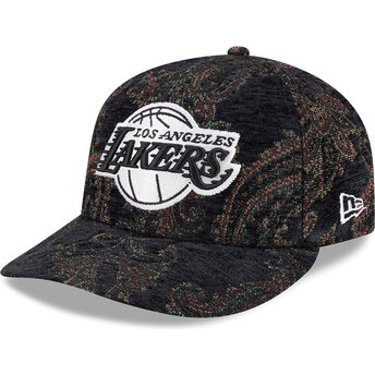 New Era Curved Brim 59FIFTY Pre-Curved Jacquard Chenille Los Angeles Lakers NBA Multicolor Fitted Cap