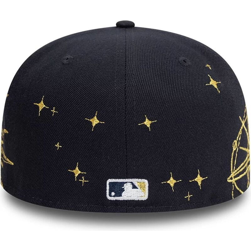 new-era-flat-brim-59fifty-zodiac-new-york-yankees-mlb-navy-blue-fitted-cap new-era-flat-brim-59fifty-zodiac-new-york-yankees-mlb-navy-blue-fitted-cap