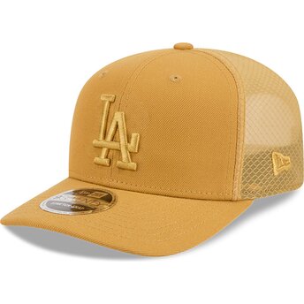 New Era 9SEVENTY Stretch Snap Color Pack Los Angeles Dodgers MLB Light Brown Trucker Hat