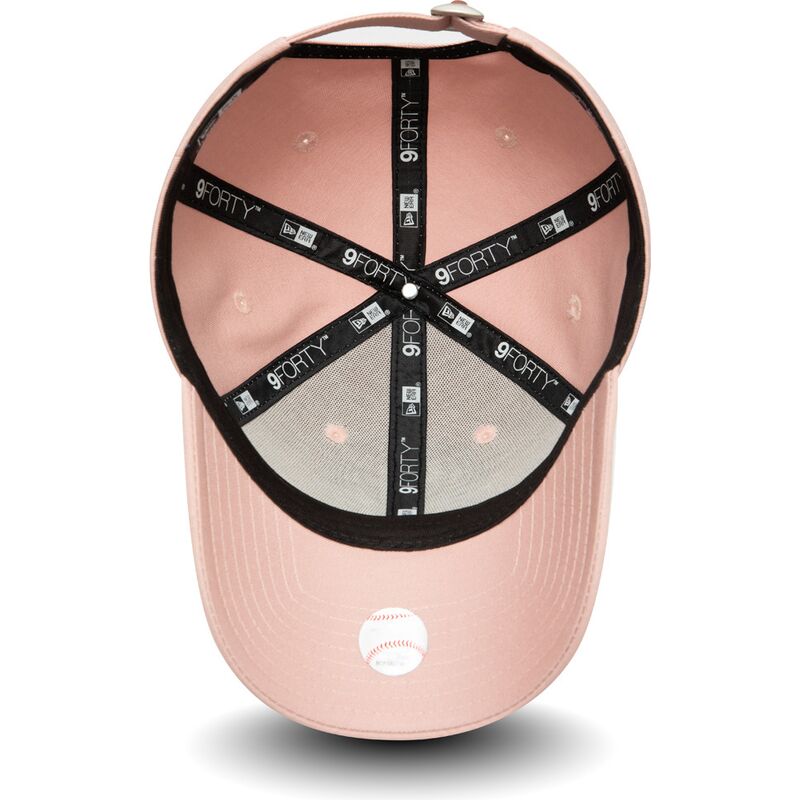new-era-curved-brim-women-9forty-colour-essential-new-york-yankees-mlb-pink-adjustable-cap