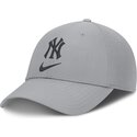 nike-curved-brim-primetime-club-structured-uv-poly-ripstop-new-york-yankees-mlb-grey-adjustable-cap