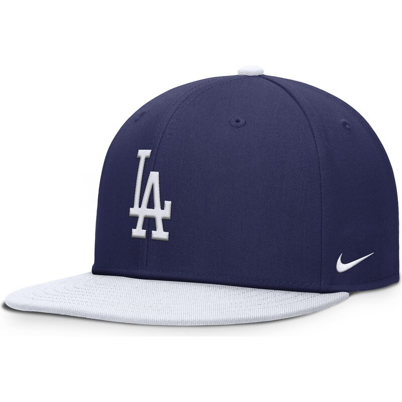 nike-flat-brim-youth-dri-fit-pro-structured-square-bill-los-angeles-dodgers-mlb-blue-and-white-snapback-cap