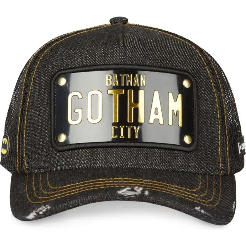 capslab-gotham-city-plate-batman-dc6-batp1-dc-comics-black-trucker-hat capslab-gotham-city-plate-batman-dc6-batp1-dc-comics-black-trucker-hat