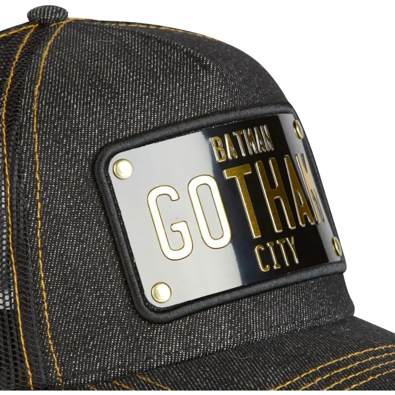 capslab-gotham-city-plate-batman-dc6-batp1-dc-comics-black-trucker-hat capslab-gotham-city-plate-batman-dc6-batp1-dc-comics-black-trucker-hat