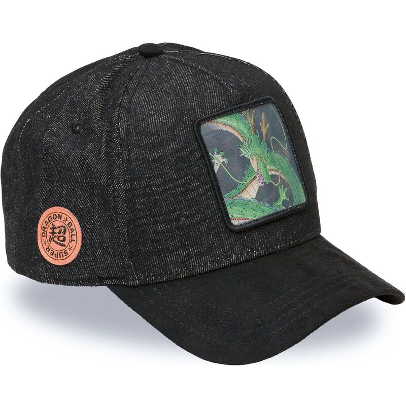 capslab-curved-brim-shenron-dbs7-she-dragon-ball-black-snapback-cap