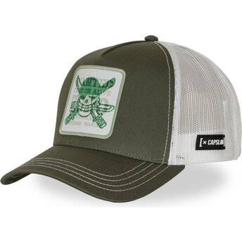 Capslab Roronoa Zoro OP7 DOA2B One Piece Green Trucker Hat