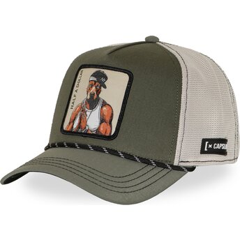 Capslab Half A Dollar HIP HALFB Hip Hop Dogz Green Trucker Hat